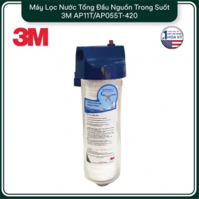 Máy Lọc Nước Tổng Đầu Nguồn Trong Suốt 10'' - 3M AP11T-420